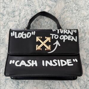 Rainbow Black Handbag